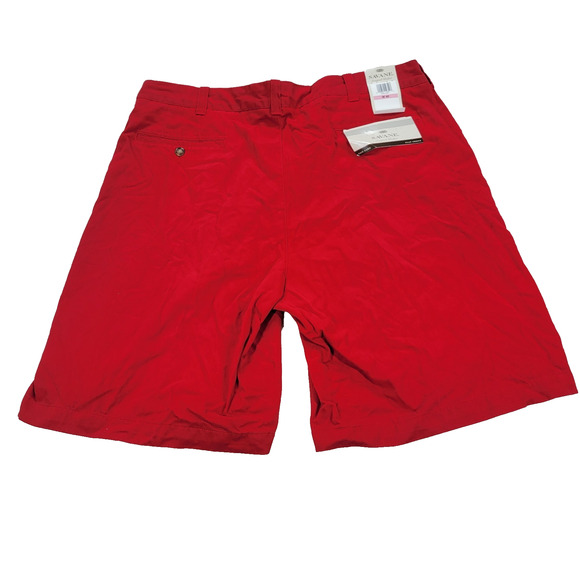 Vintage Savane Shorts Mens Sz 40 Red 100% Cotton Workwear Chino Summer Spring - Picture 2 of 14